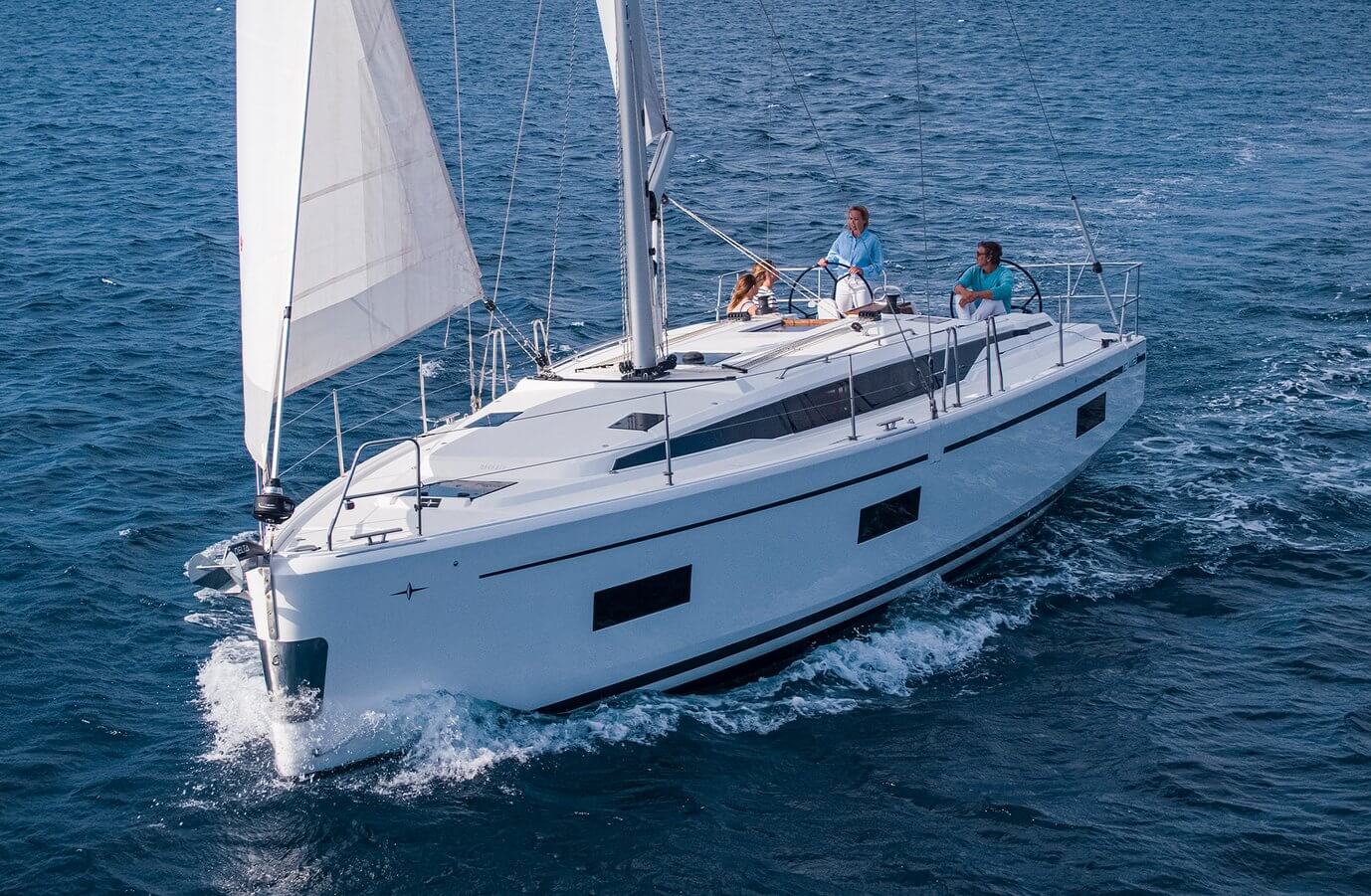 Marine Finance on a Sailing Yacht out at sea